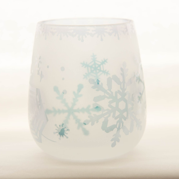 雪の結晶グラス『ほんのり』 2枚目の画像