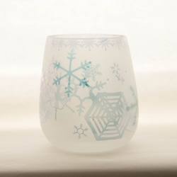 雪の結晶グラス『ほんのり』 3枚目の画像