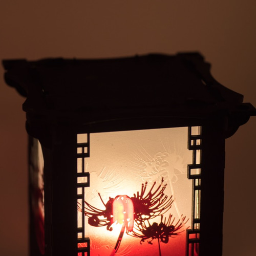 彼岸花の行灯 スタンドライト・テーブルランプ いろした工房 通販