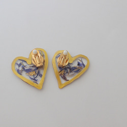 【sale】twilight heart earrings 2枚目の画像