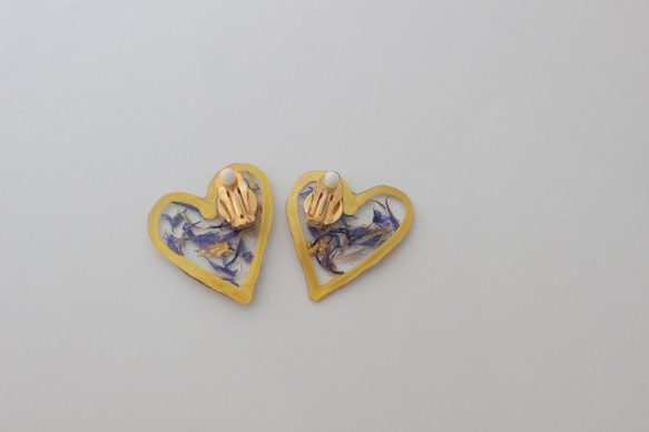 【sale】twilight heart earrings 2枚目の画像