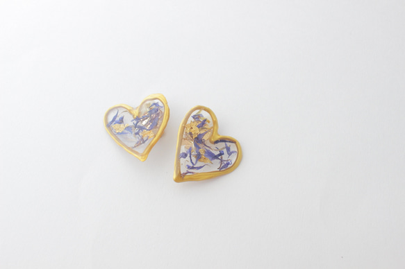【sale】twilight heart earrings 3枚目の画像