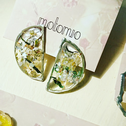 twilight earrings   moon  silver 5枚目の画像