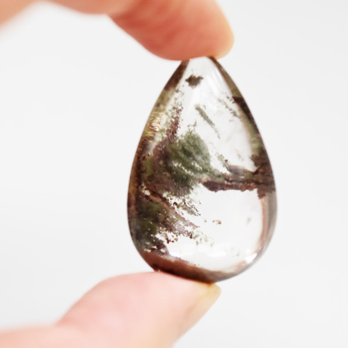 ガーデンクォーツ 大粒 ルース 雫 ドロップ 財運 豊かさ