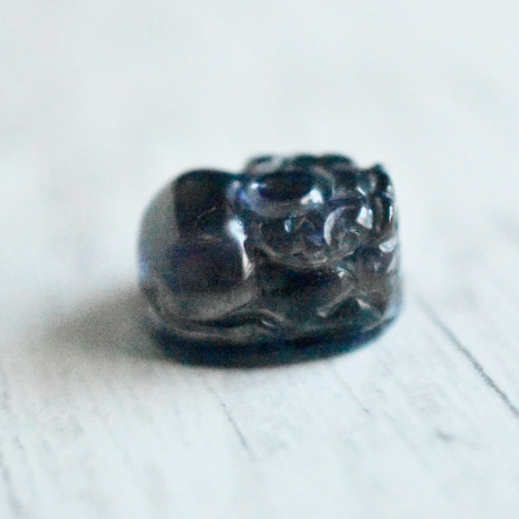 鹿革の巾着 アイオライトサンストーン 鹿革の巾着 アイオライトサンストーン | iichi 日々の暮らしを