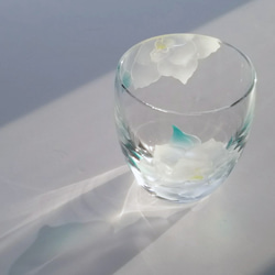 冷酒グラス/くちなしの花 2枚目の画像