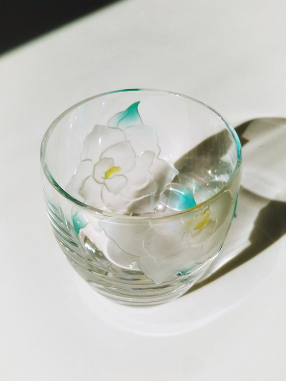 冷酒グラス/くちなしの花 9枚目の画像