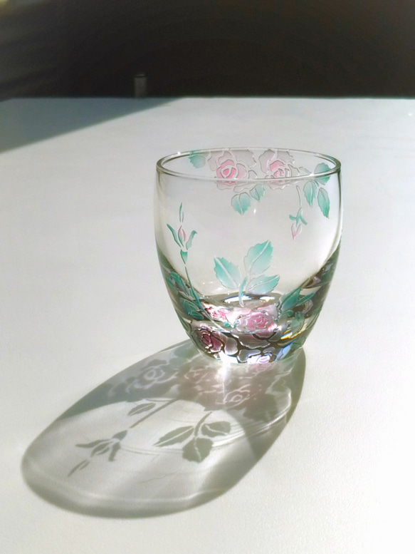 冷酒グラス/ 薔薇《ピンク》 3枚目の画像