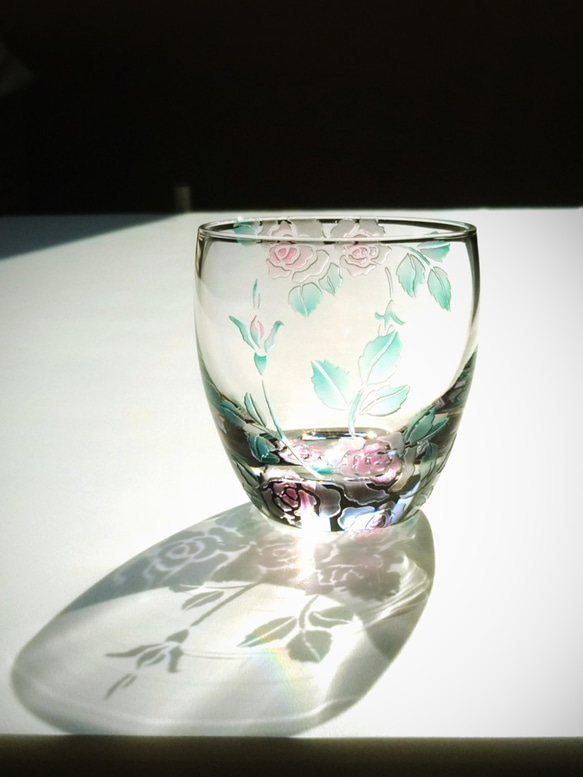 冷酒グラス/ 薔薇《ピンク》 5枚目の画像
