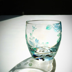 冷酒グラス/ 薔薇《ブルー》 7枚目の画像
