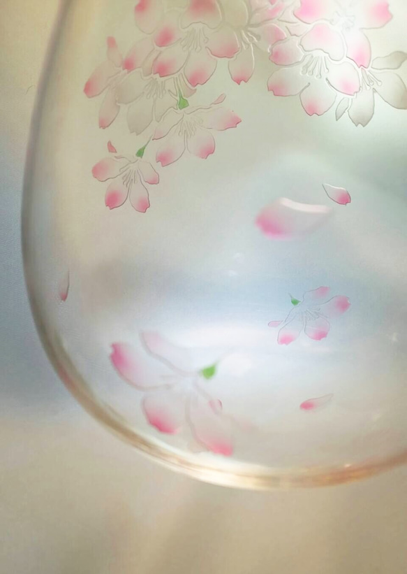 ◎テレビCM使用作品 ゆらゆらタンブラー・桜 7枚目の画像