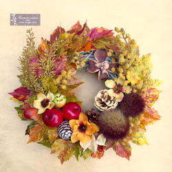 秋を彩るミニリース 3枚目の画像