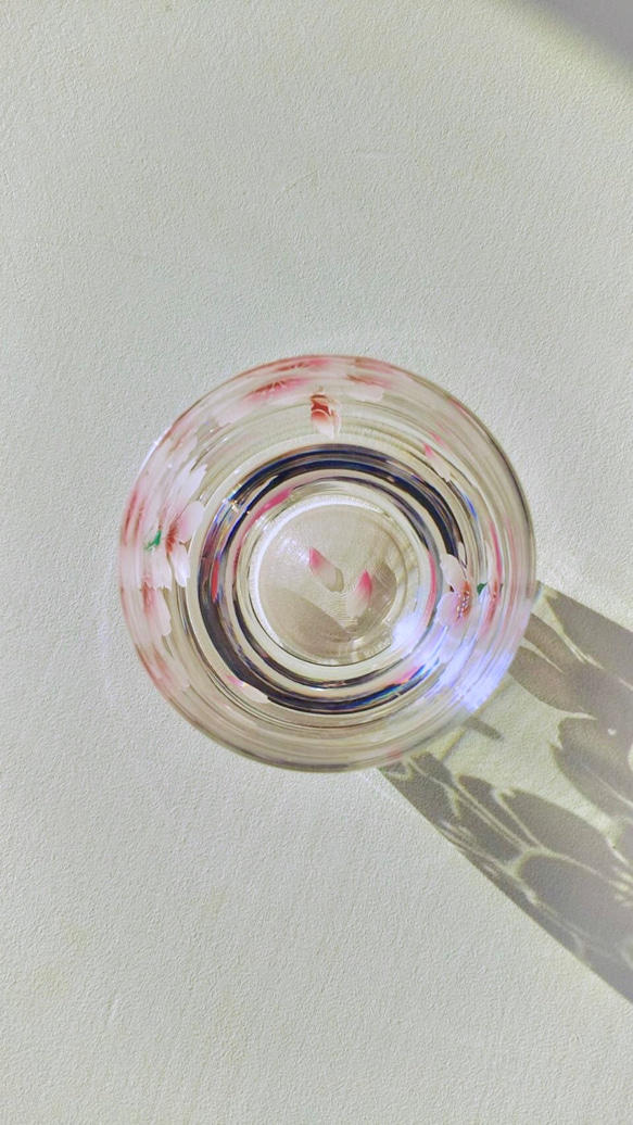 桜の冷酒グラス 3枚目の画像