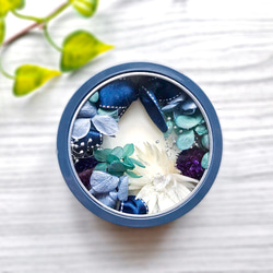 【aroma wax wreath】ネイビーブルー 3枚目の画像