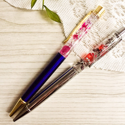 【pen】ハーバリウムボールペン〜パープル〜 2枚目の画像