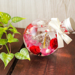 【flower wreath】ピンク&レッド 3枚目の画像