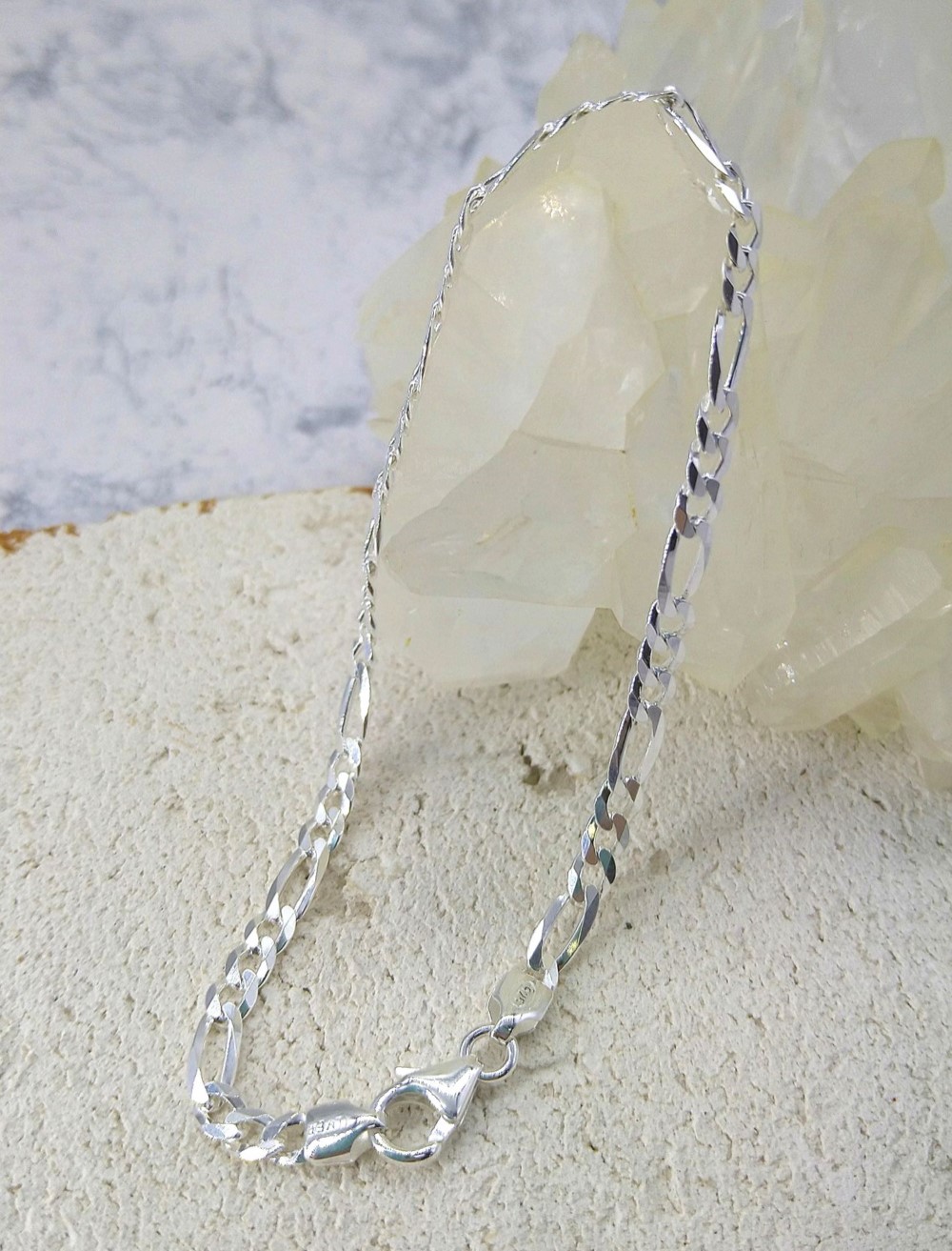 SV925製 フィガロチェーン シルバー ブレスレット 17cm　0020283SVL17 北欧産業株式会社