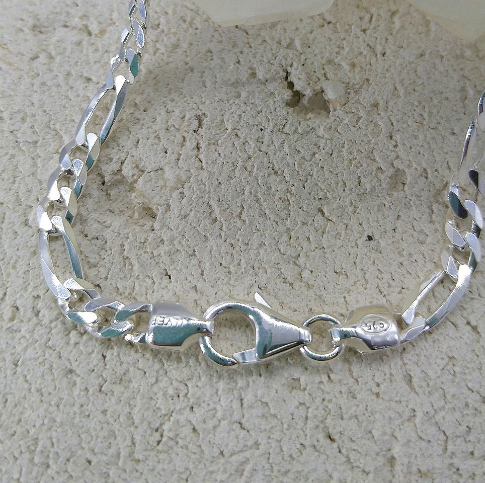 SV925製 フィガロチェーン シルバー ブレスレット 17cm　0020283SVL17 北欧産業株式会社