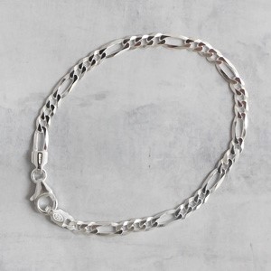 SV925製 フィガロチェーン シルバー ブレスレット 17cm　0020283SVL17 北欧産業株式会社