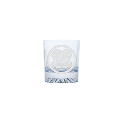 家紋冷酒グラス 名入れ可 彫刻　日本酒　おちょこ　ショットグラス 2枚目の画像