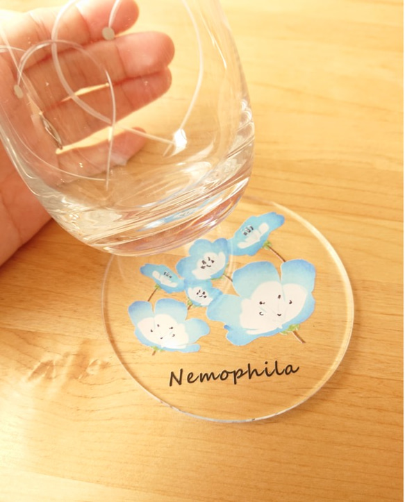 アクリルコースター 【全4種類】Nemophila 1枚目の画像