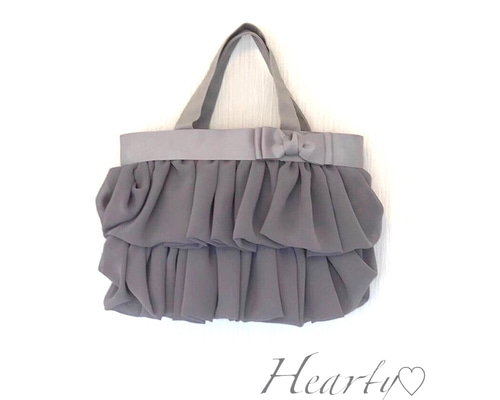 ハンドメイド♡リボンバッグ♡ハンドバッグ 1_dbbd88bc0f13eefc70f380a6a4e0
