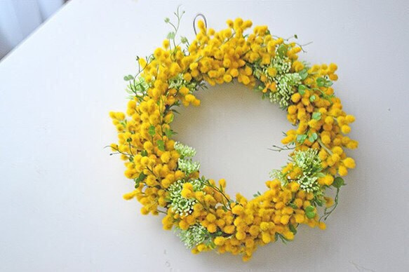 受注制作ミモザリースLLサイズ 【公式通販】