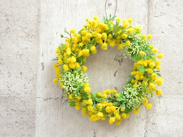 受注制作ミモザのリース