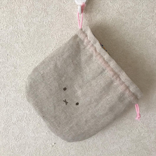 ハンドメイド 丸っこい巾着袋 巾着袋 yachi 通販 10056250