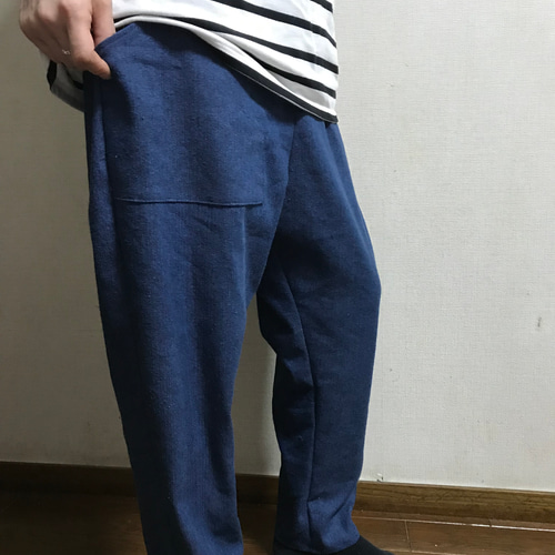 ❣️コットンリネン❤️ゆるっと楽ちん大人可愛いデニム