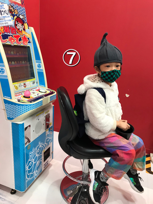 2枚まとめて❤️抗菌＋消臭ダブルガーゼ子供マスク　キッズマスク　男の子マスク　女の子マスク 7枚目の画像