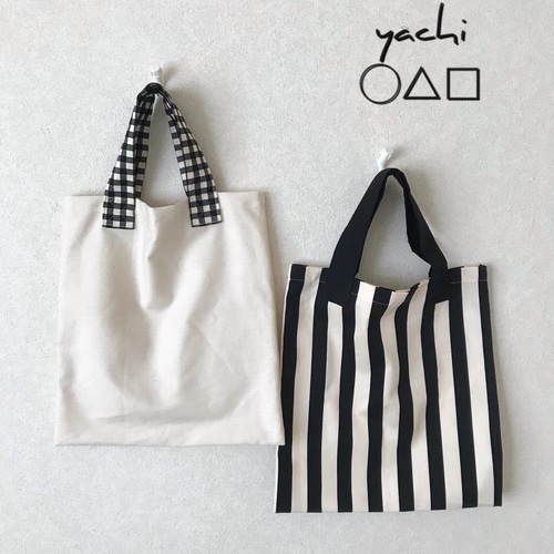 毎日お出かけのお供に❤️オシャレで可愛いトートバッグ❤️エコバッグ