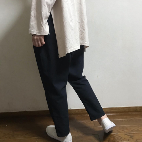 イタリア製 しっかりオシャレ サルエルパンツ❤️ゆるっと楽ちん  