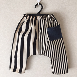 再販×8☆BIG stripe × small stripesarrouel pants 2枚目の画像