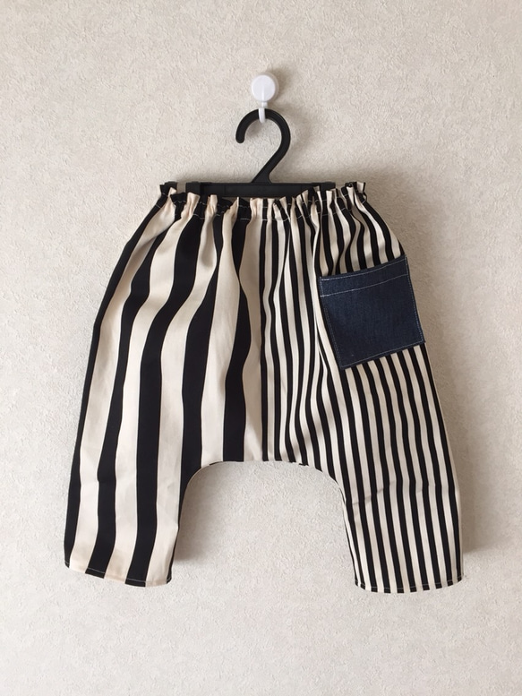 再販×8☆BIG stripe × small stripesarrouel pants 2枚目の画像