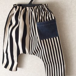 再販×8☆BIG stripe × small stripesarrouel pants 3枚目の画像