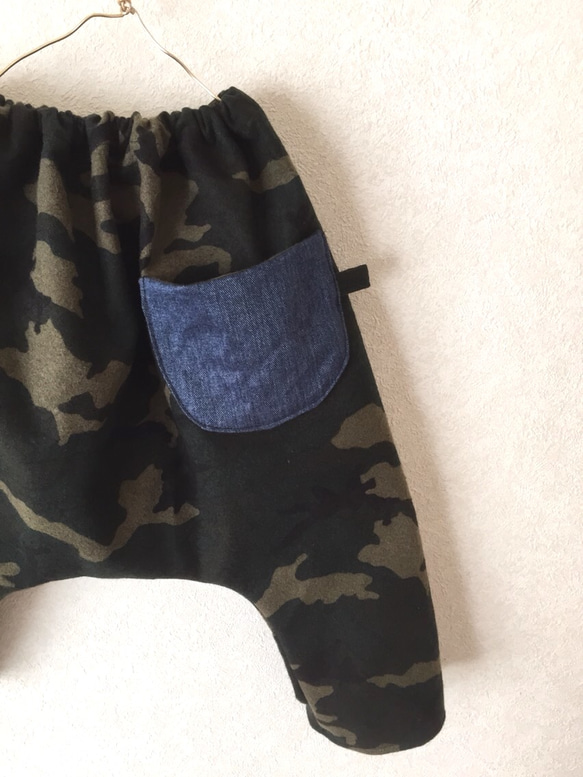 あったか起毛 ＊＊ camouflage ＊かぼちゃpants or サルエル pants 5枚目の画像