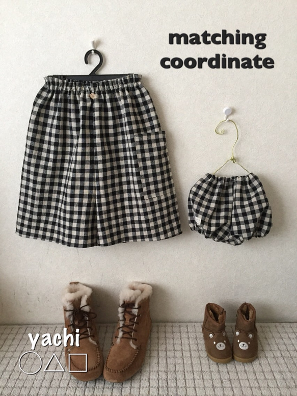 ⭐️⭐️matching coordinate ＊＊＊ cotton linen お揃いコーデ 1枚目の画像