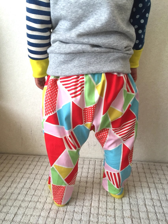 更に長〜く着れる☆☆POP mosaic sarrouel pants 3枚目の画像