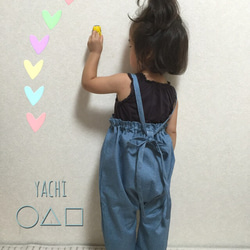 再販❤︎日本製ソフトdenim＊＊ベビーサロペット＊＊ 4枚目の画像