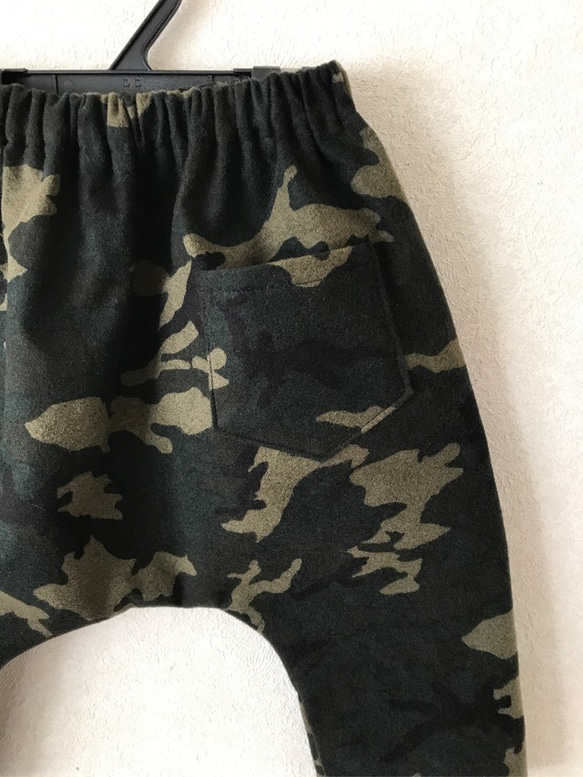 ★起毛あったかサルエルパンツ★カッコいい★可愛い★camouflage 3枚目の画像