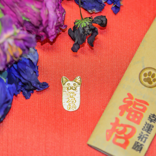 『とにかく良いことが起こりますように』猫の小判Ver.2、真鍮(しんちゅう)、金色 『とにかく良いことが起こりますように』猫の小判Ver.2、真鍮(しんちゅう)、金色