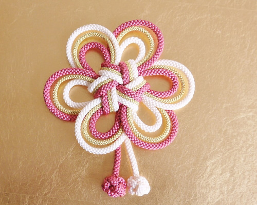 高級結び帯　絵羽　ピンク ラスト1個 京都室町st. 七五三 着物 7歳 フルセット 絵羽柄の7歳女の子用着物