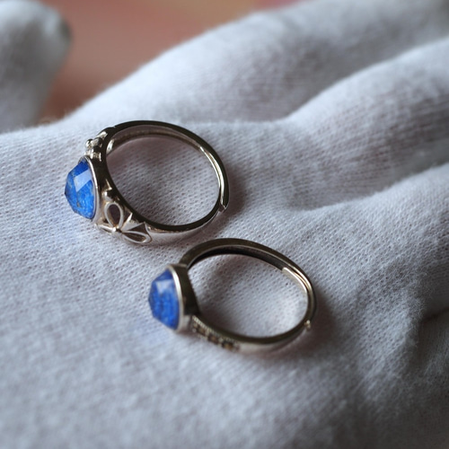 選択型：HDラピスラズリxクリスタル8（RC) S925WGリボン：マーカ  