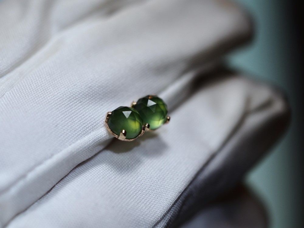 再販　サーペンティン６　K14GFピアス❀