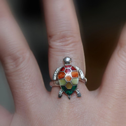 S950  Turtle Ring❀ 5枚目の画像