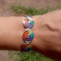 限定１　ペルー天然石　 Spiral Pachamama S950 Bracelets 4枚目の画像