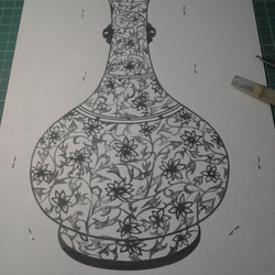 花瓶 2枚目の画像