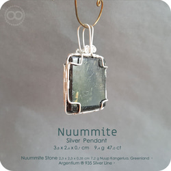 NUUMMITE  紐恩麥特 努烏邁特 Silver Pendant H180 第3張的照片