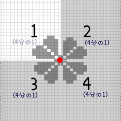 こぎん刺し図案【D06】 2枚目の画像